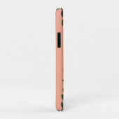 Coques Case-Mate iPhone Chouette marron stylisée sur une branche avec des (Dos/Droite)