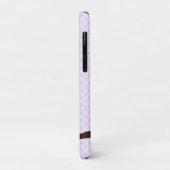 Coques Case-Mate iPhone Chouette mauve (Dos/Gauche)