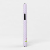 Coques Case-Mate iPhone Chouette mauve (Dos/Droite)