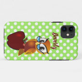 Coques Case-Mate iPhone Chouette mignonne de l'enseignant (Dos (Horizontal))