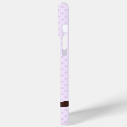 Coques Case-Mate iPhone Chouette mignonne pourpre (Verso / Gauche)