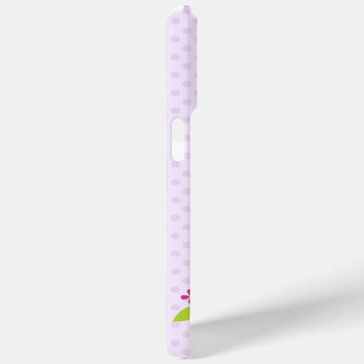 Coques Case-Mate iPhone Chouette mignonne pourpre (Verso / Droite)