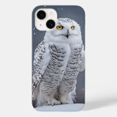 Coques Case-Mate iPhone Chouette Neige Sur Neige (Verso)