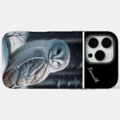 Coques Case-Mate iPhone Chouette neigeuse dans l'aventure hivernale (Verso (horizontal))