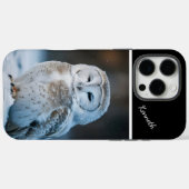 Coques Case-Mate iPhone Chouette neigeuse dans l'aventure hivernale (Verso (horizontal))
