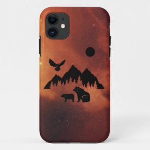 Case-Mate iPhone Case Chouette, ours et montagne