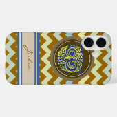 Coques Case-Mate iPhone Chouette personnalisée avec Chevron (Verso (horizontal))