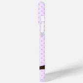 Coques Case-Mate iPhone Chouette pourpre (Verso / Gauche)