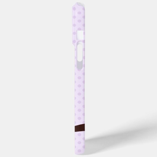 Coques Case-Mate iPhone Chouette pourpre (Verso / Gauche)