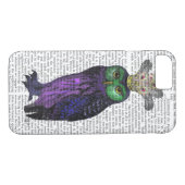Coques Case-Mate iPhone Chouette pourpre (Dos (Horizontal))