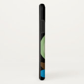 Coques Case-Mate iPhone Chouette verte branchée avec boîtier de téléphone (Dos/Droite)