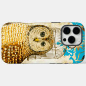 Coques Case-Mate iPhone Chouette vintage Birdcage Damask (Verso (horizontal))