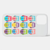 Coques Case-Mate iPhone Chouettes à lire mignonnes (Verso (horizontal))