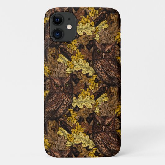 Coques Case-Mate iPhone Chouettes d'automne (Dos)