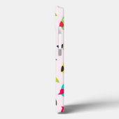 Coques Case-Mate iPhone Chouettes de litte mignonnes rétro Monogramme (Verso / Gauche)