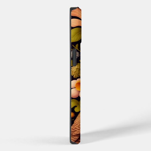 Coques Case-Mate iPhone Chouettes et fleurs | Moderne Haeckel (Verso / Droite)