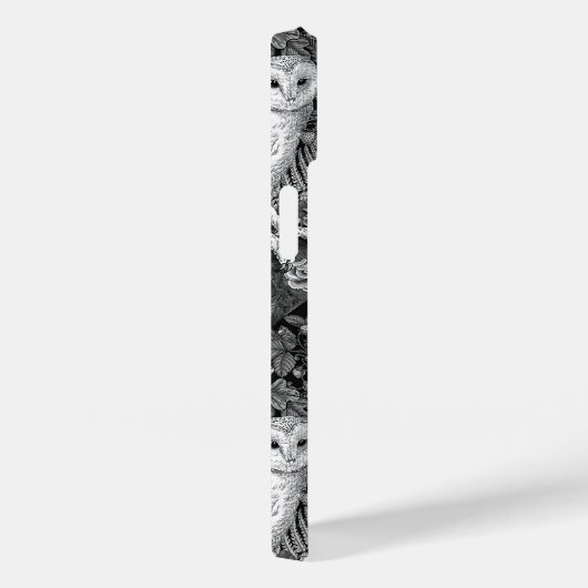 Coques Case-Mate iPhone Chouettes, fougères, chênes et baies 4 (Verso / Droite)