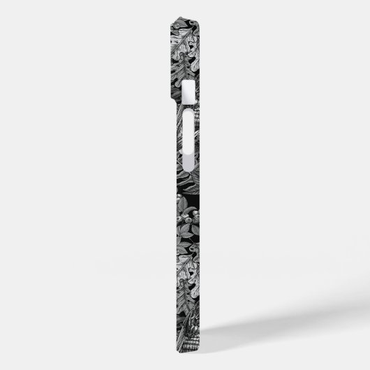 Coques Case-Mate iPhone Chouettes, fougères, chênes et baies 4 (Verso / Gauche)