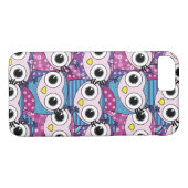 Coques Case-Mate iPhone Chouettes mignonnes (Dos (Horizontal))