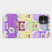 Coques Case-Mate iPhone Chouettes mignonnes, Chouette Motif, Chouettes col (Dos (Horizontal))