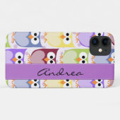Coques Case-Mate iPhone Chouettes mignonnes, Chouette Motif, Chouettes col (Dos (Horizontal))