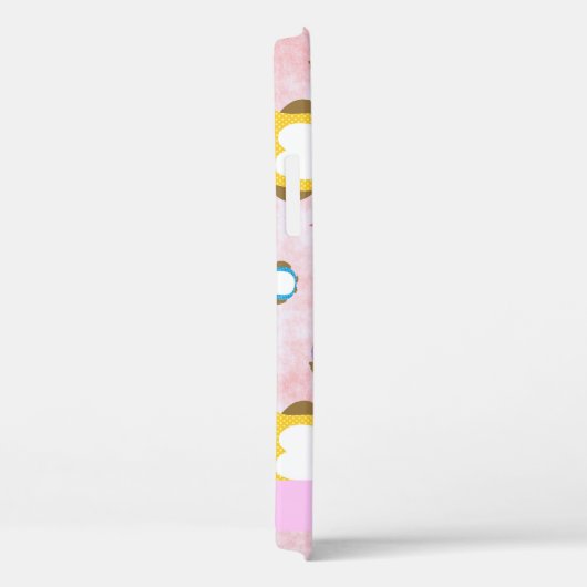 Coques Case-Mate iPhone Chouettes mignonnes, Chouette Motif, Chouettes col (Verso / Droite)