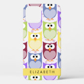 Coques Case-Mate iPhone Chouettes mignonnes, Chouette Motif, Chouettes col (Verso)