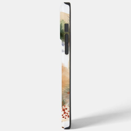Coques Case-Mate iPhone chow chow Christmas Wreath Festive Pup (Verso / Gauche)