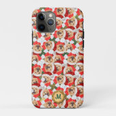 Coques Case-Mate iPhone Chow Chow Vert Doré Noël Chien Mignon Noël (Dos)