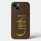Coques Case-Mate iPhone Chr1st - Arrière - plan Brown (Verso)