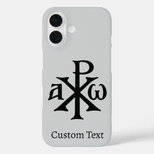 Coques iPhone 16 Chréogramme Chi Rho