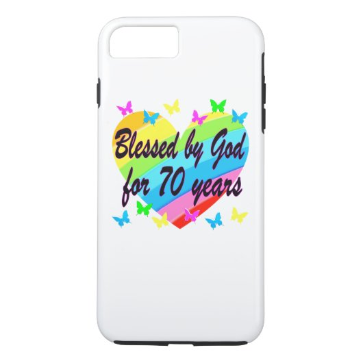COQUES Case-Mate iPhone CHRÉTIEN 70E ANNIVERSAIRE DESIGN CARDIAQUE (Dos)