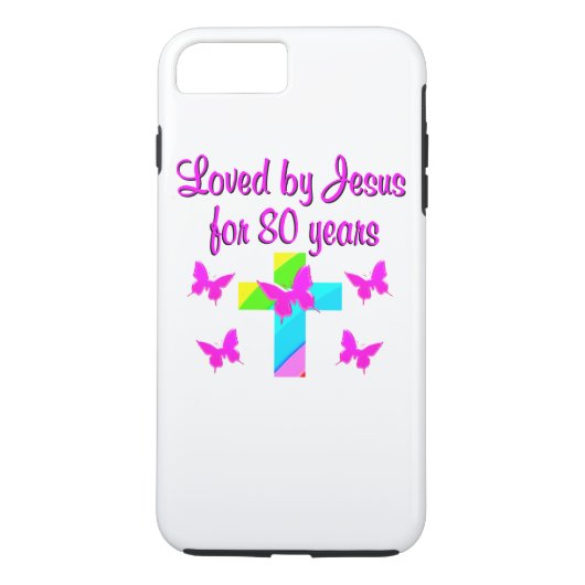 COQUES Case-Mate iPhone CHRÉTIEN 80E ANNIVERSAIRE CROSS DESIGN (Dos)