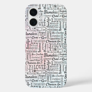 Coques iPhone 16 Chrétien Chrétien Paroles D'Affirmation