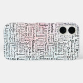 Coques Case-Mate iPhone Chrétien Chrétien Paroles D'Affirmation (Verso (horizontal))