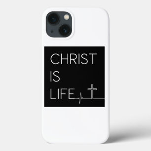 Case-Mate iPhone Case Christ est la vie Heartbeat Line et Cross