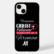 Christ Follower déguisé en chrétien pompier
