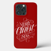 Coques Case-Mate iPhone Christian Christ Noël Chalkboard Calligraphie (Verso)
