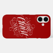 Coques Case-Mate iPhone Christian Christ Noël Chalkboard Calligraphie (Verso (horizontal))