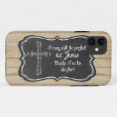 Coques Case-Mate iPhone Christian Inspiration Jesus Cross Chalkboard (Dos (Horizontal))