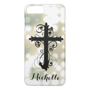 Etui iPhone Case-Mate Christian Swirling Cross Personnalisé