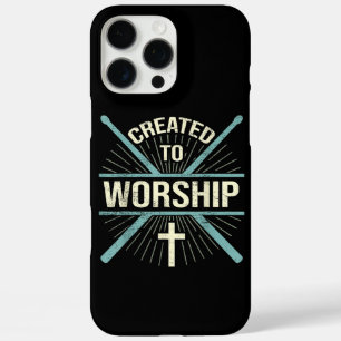 Coques iPhone 16 Pro Max Christian Worship Band Créé Pour Adorer Drummer