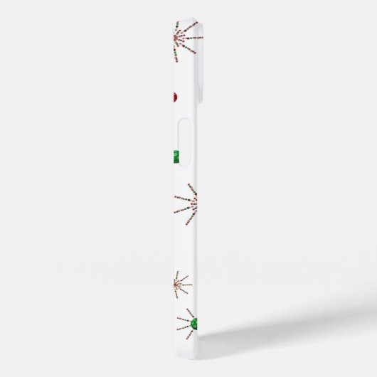 Coques Case-Mate iPhone Christmas 3D Ornaments & Starbursts (Verso / Droite)