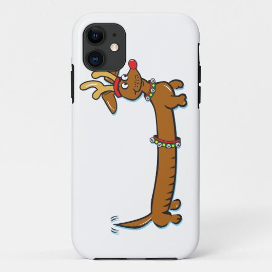 Coques Case-Mate iPhone Christmas Dachshund (Dos)