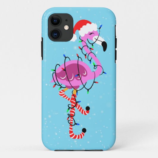 Coques Case-Mate iPhone Christmas Flamingo (Dos)