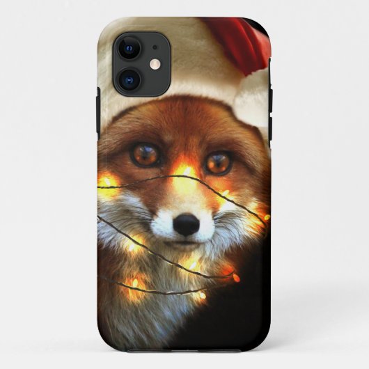 Coques Case-Mate iPhone Christmas fox (Dos)