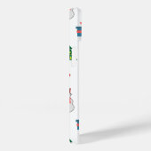 Coques Case-Mate iPhone Christmas Gift – Cute Holiday Pattern with Snowman (Verso / Droite)