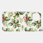 Coques Case-Mate iPhone Christmas Holly Berries (Verso (horizontal))