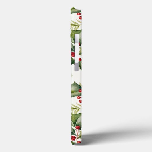 Coques Case-Mate iPhone Christmas Holly Berries (Verso / Gauche)