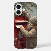 Coques Case-Mate iPhone Christmas mailbox festive winter design (Verso)
